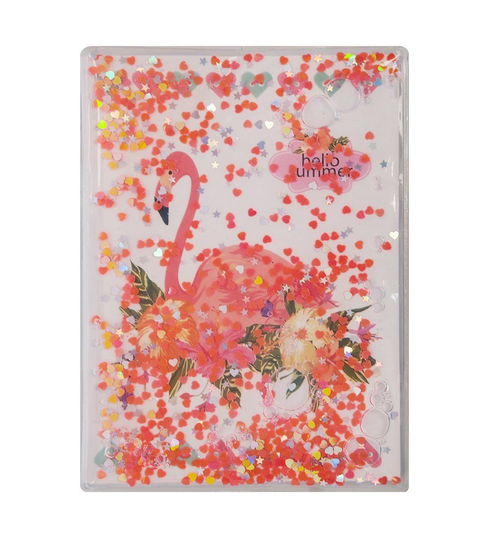 NB-49/ 5 Блокнот «Фламинго» с плавающими пайетками
