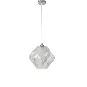 8288/1A MODERNI хром/прозрачный, металл/стекло Подвес E27 1*60W 220V TIDE
