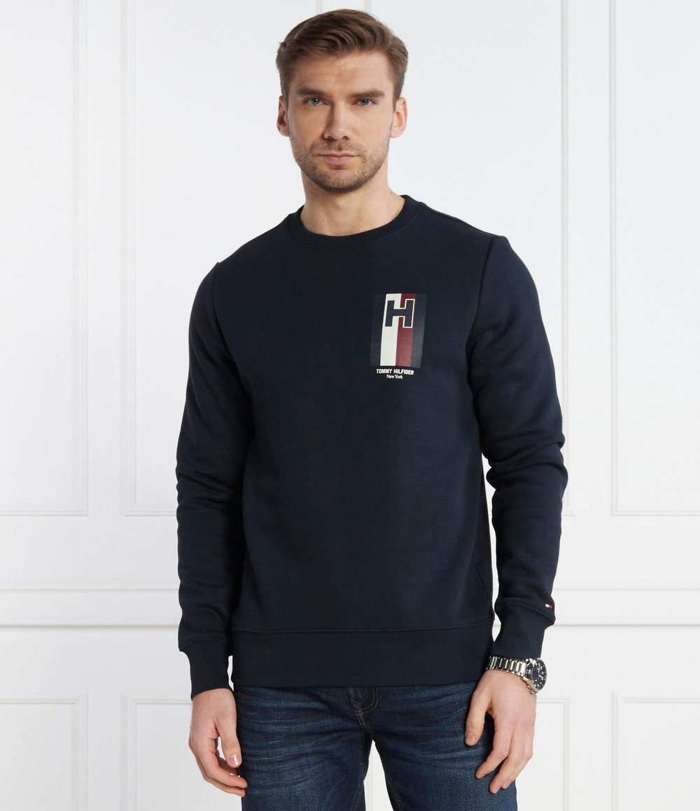 Худи H EMBLEM Tommy Hilfiger - темно-синий(MW0MW33666)