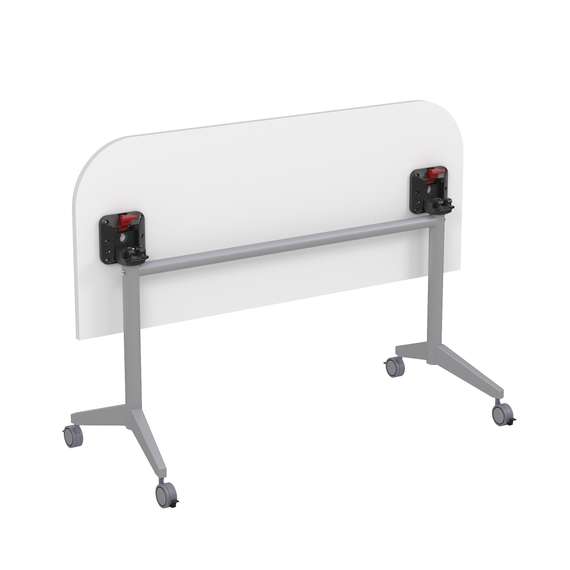 8ФСРР.102-S Складной радиусный стол-трансформер Simple с фиксаторами (1450*600*750)