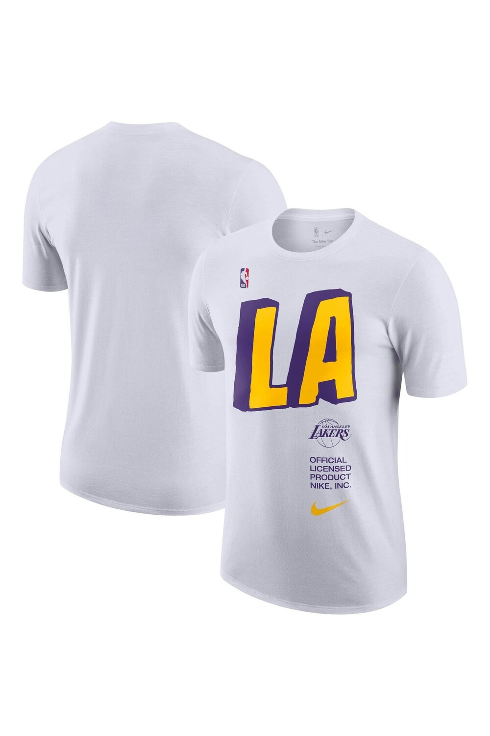 DR6723-100 Футболка муж. NIKE M LOS ANGELES LAKERS NBA T-SHIRT