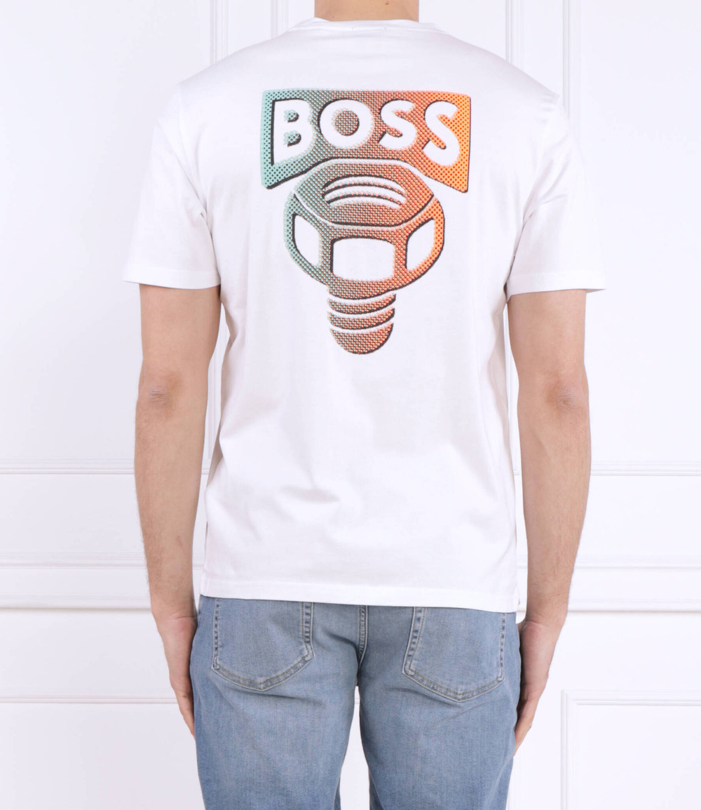 Футболка TeeUniverse BOSS ORANGE - белый(50491723)