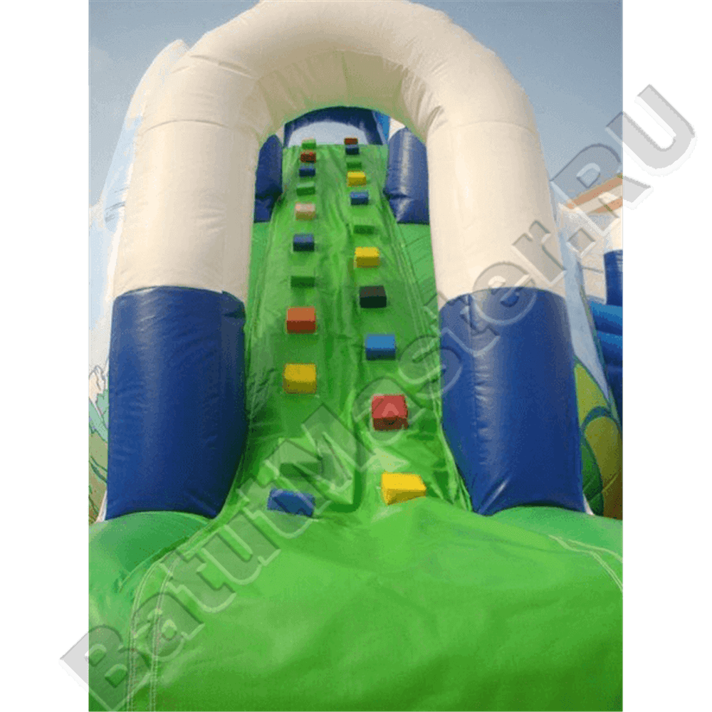 Коммерческий надувной батут «Ледяная гора», 12,5×11,5×9 м