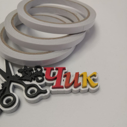 Скотч двухсторонний ширина 0.8см, длина 12м