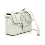 MINI LOVE BAG PUFF MAXI QUILT - white