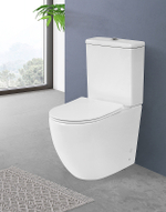 Унитаз компакт BelBagno Amanda BB051CPR/BB051SC без бачка с сиденьем Микролифт