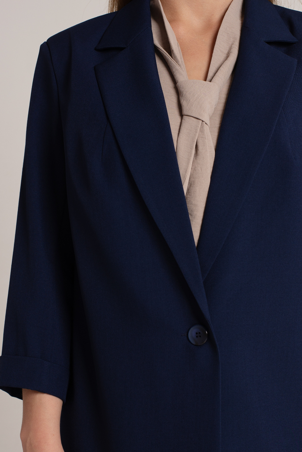 Жакет женский 3881зпб, темно-синий #100ТС043881зпб