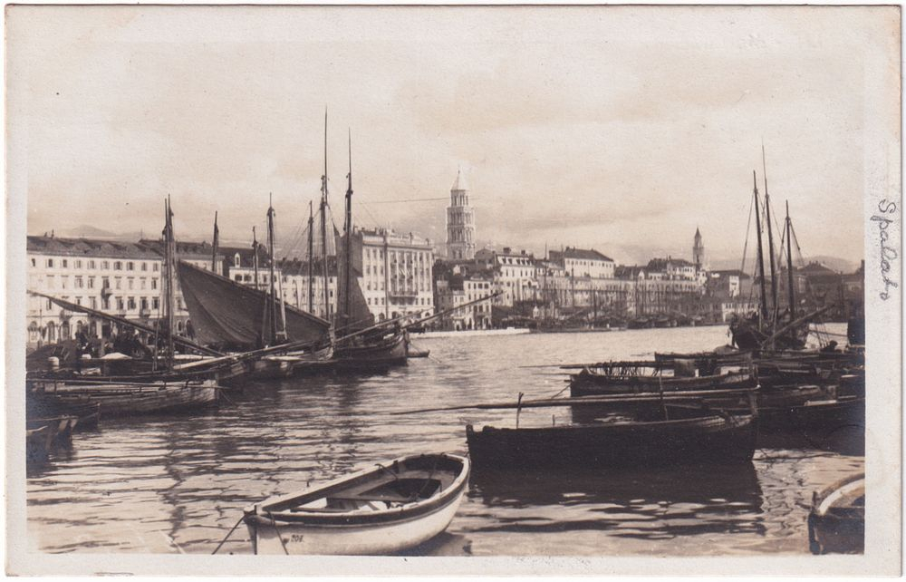 Фотооткрытка «Порт в Сплите»