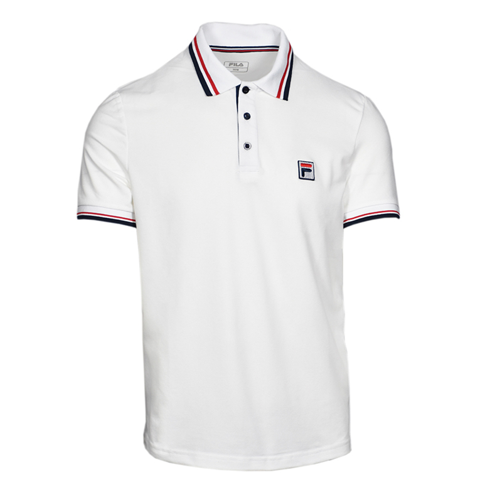Мужское теннисное поло Fila Polo Albert M - white
