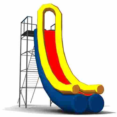 Надувная прямая водная горка для вышки (опоры) «Головокружительный спуск 2» 10х2х7