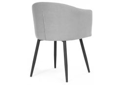 Стул на металлокаркасе Валета серый / черный