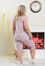 Пижама жен.б/в бриджи+футболка крыло 324