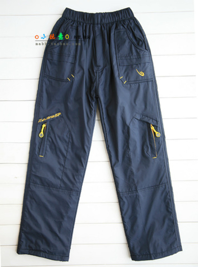 Брюки детские непромокаемые утепленные флисом