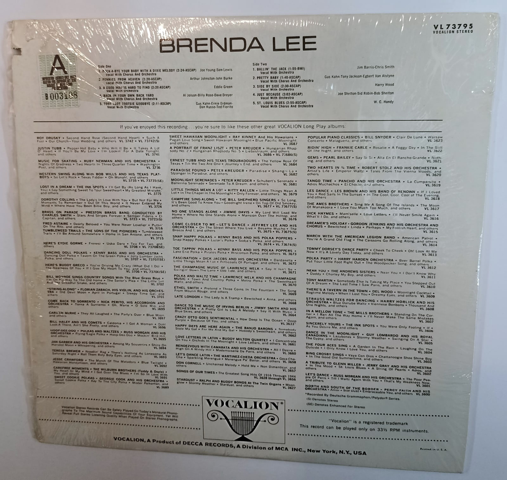 Brenda Lee Heres Brenda Lee (US 1967)