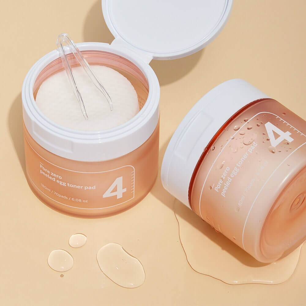 NUMBUZIN Мягкие пилинг-пэды для выравнивания рельефа No.4 Pore Zero Peeled Egg Toner Pad