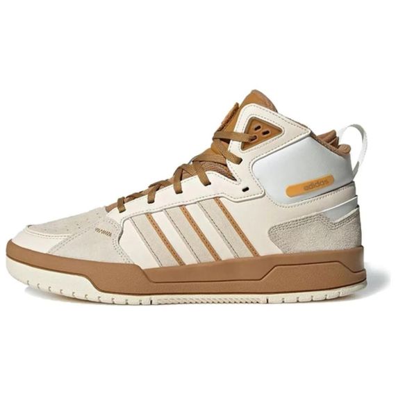 Кроссовки ADIDAS NEO 100DB MID для скейтборда MID Tops Серый белый коричневый Унисекс