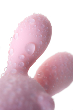 Вибропуля и вибронасадка на палец Vita пудровые 8,5 и 8 см