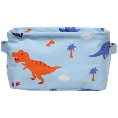 Корзина для хранения с ручками «ФРАТТИ БУМ», принт динозаврики, 23*16*12см (лейбл Селфи)