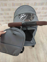 Коляска прогулочная Baballo Future 2024 серая (белая рама)