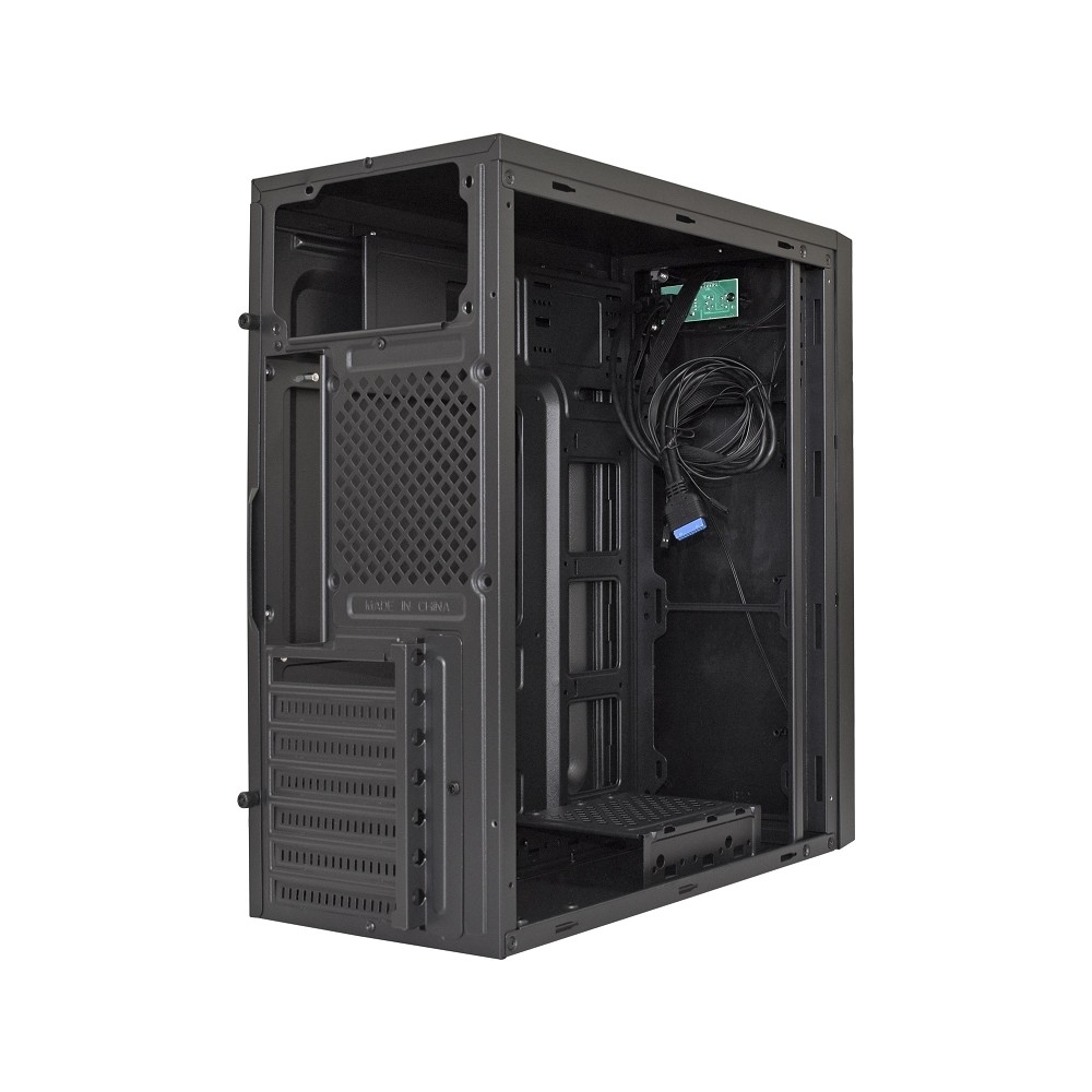 Exegate EX283075RUS Корпус Miditower ExeGate XP-333U Black, ATX, &lt;без БП&gt;, 1*USB+2*USB3.0, Audio
