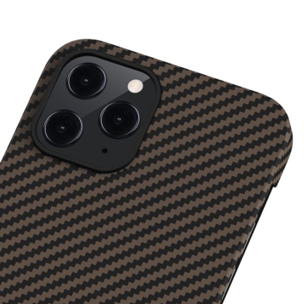 Чехол Pitaka MagEZ Case для Apple iPhone 12/12 Pro (Black/Rose Gold Twill)