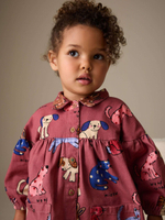 Платье для девочки Next H20-726, Кирпичный