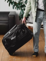 Сумка дорожная на колесах с выдвижной ручкой