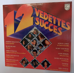 Винтажная виниловая пластинка LP Сборник 12 Vedettes 12 Succes (France 1976)