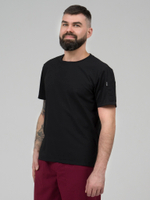 Футболка - китель повара мужской Чёрный NVDesign