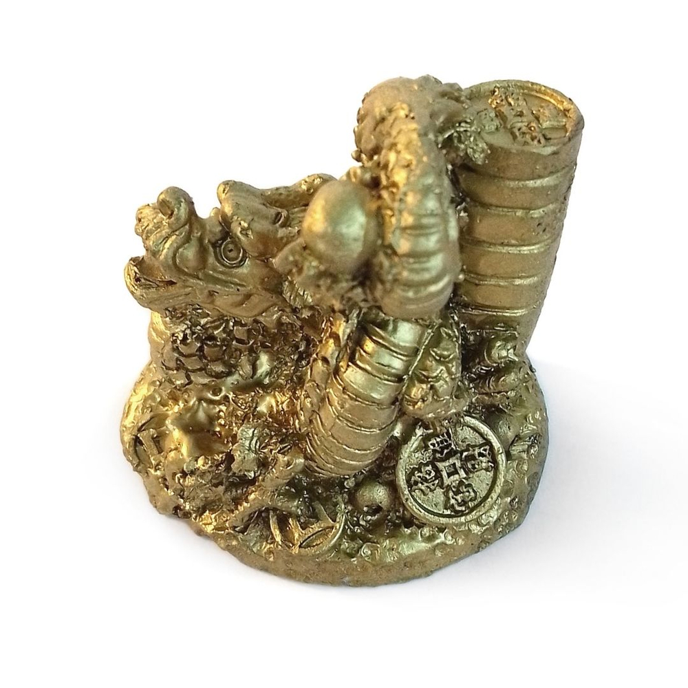 Дракон оберег на процветание и защиту, полистоун