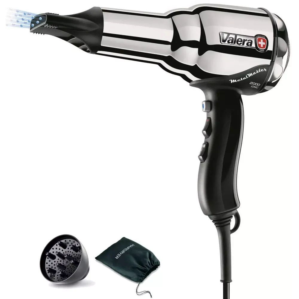 Профессиональный фен Valera Swiss Metal Master 2000 Push (584.02/IP) - 3