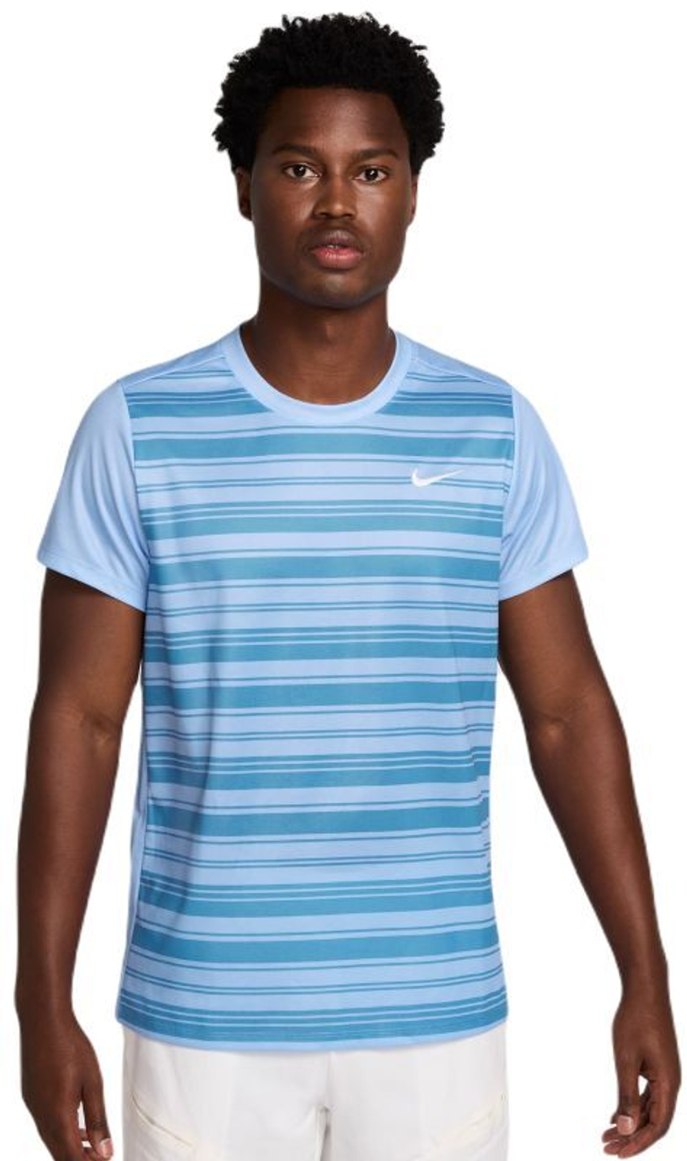 Мужская теннисная футболка Nike Court Victory Dri-Fit Tennis - небесный