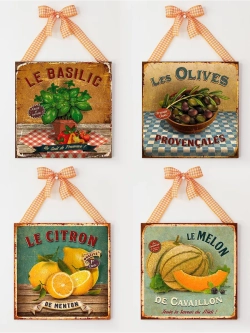 Панно на стену для интерьера 4 шт