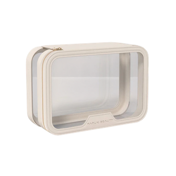 PAPUK BEAUTY Прозрачная косметичка молочная (без коробки)