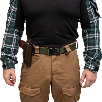 Кобура поясная к ПМ формованная кожаная коричневая (HS-ПК-5к) Helios