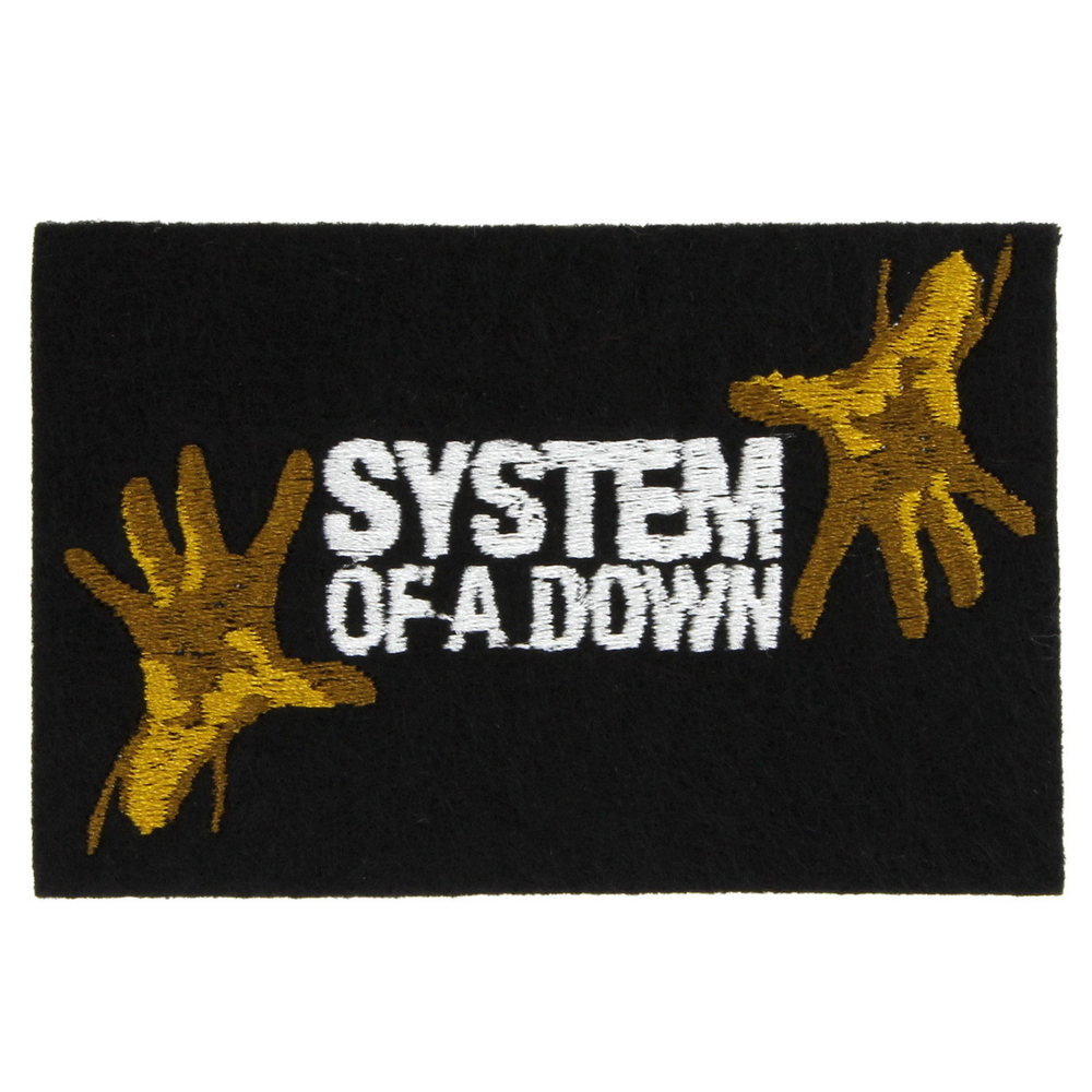 Нашивка с вышивкой группы System Of A Down