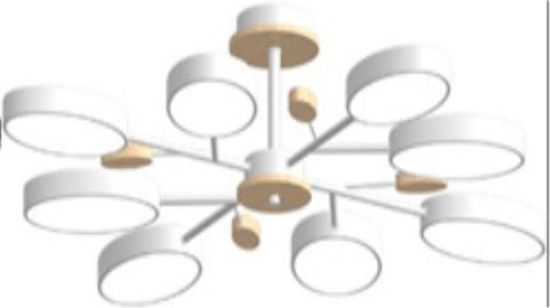 Потолочный cветильник LED4U L3221-850 WH