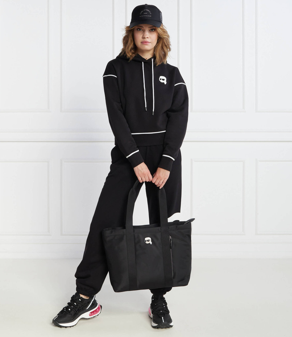 Сумка-шопер k/ikonik 2.0 zip tote Karl Lagerfeld - черный(235W3247)