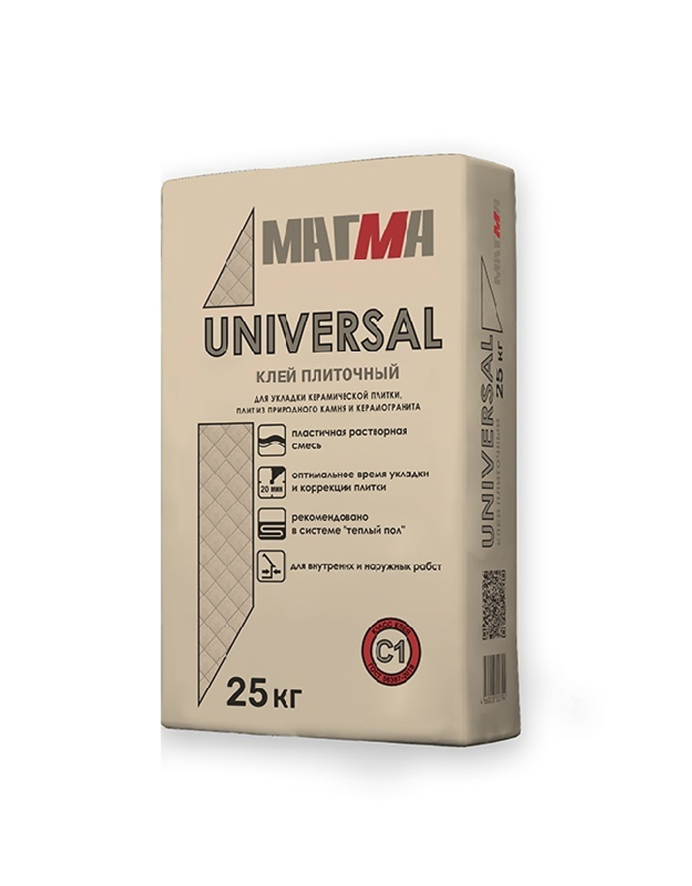 УНИВЕРСАЛ / "UNIVERSAL" клей плиточный С1 /25кг