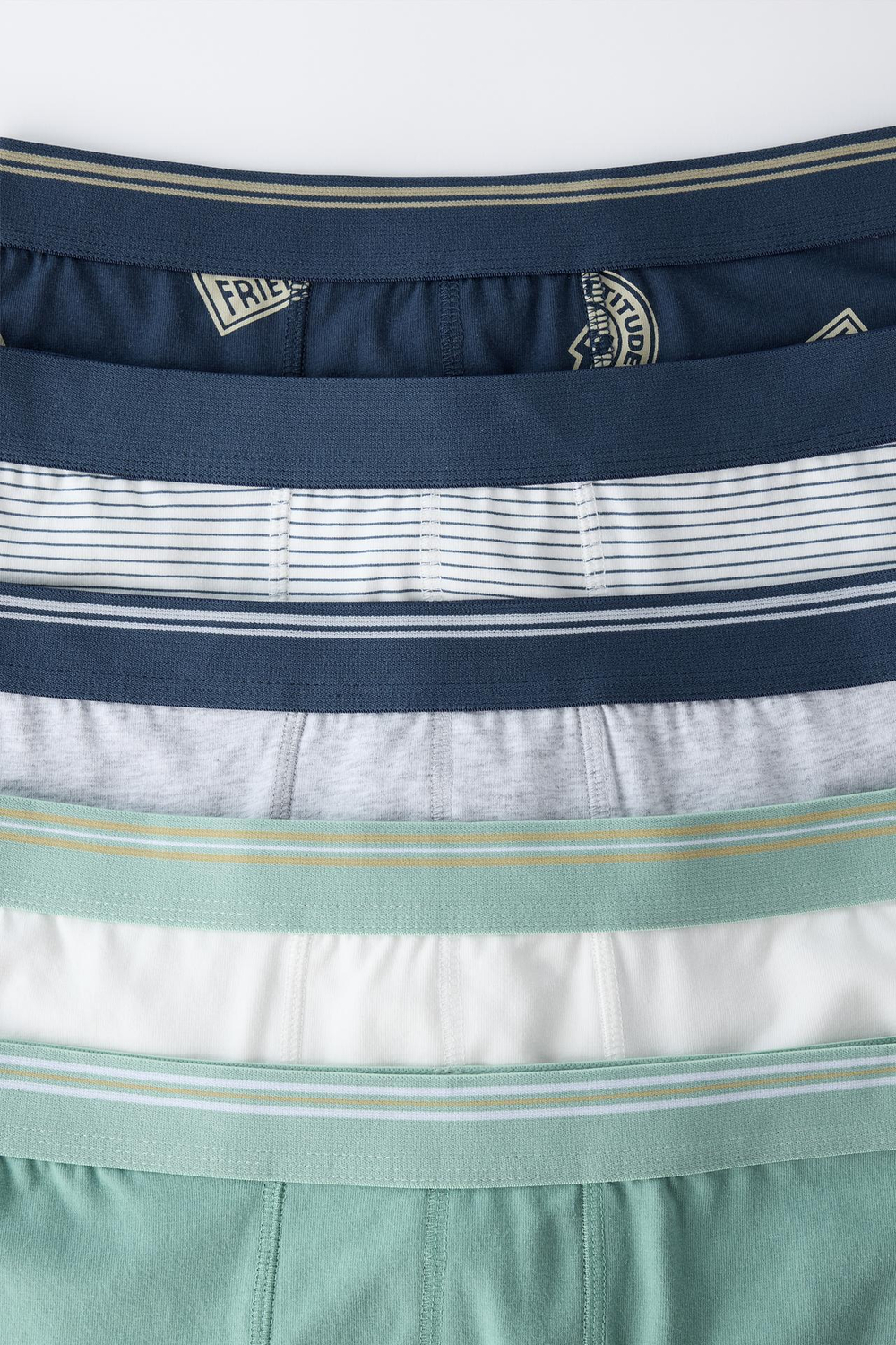 ZARA НАБОР ИЗ ПЯТИ ТРУСОВ-БОКСЕРОВ С ПРИНТАМИ, РАЗНОЦВЕТНЫЙ