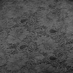 Ткань Кружево корд на меху, 150 см, чёрный