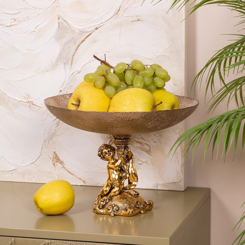 Фруктовница-конфетница Эдем Бронза