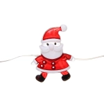 Гирлянда для дома «Дед Мороз» (3,3*2,5см) на батарейках 2,0 м 20 ламп LED, 1 реж., IP-20, Теплый белый (батарейки CR2032)
