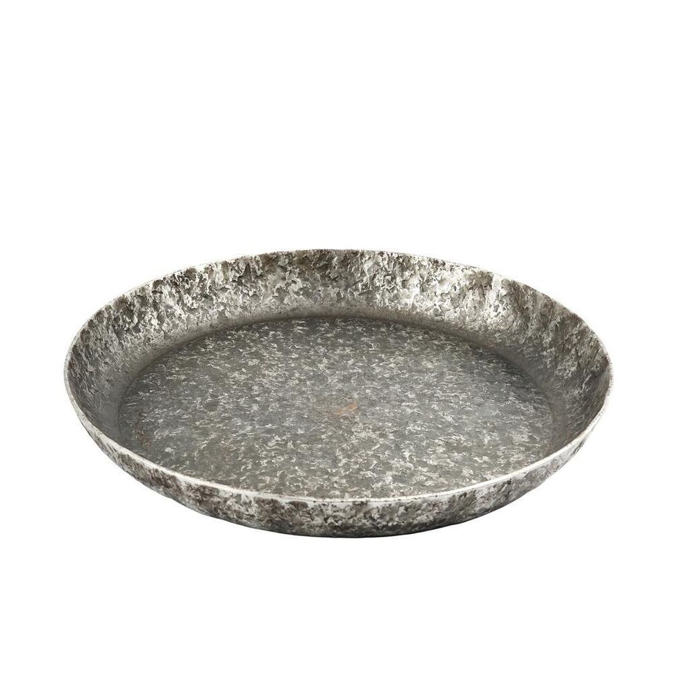 Сковорода для подачи 22 см h2,5 см круглая без ручки " " углерод. сталь ИНДУКЦИЯ P.L.