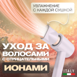 Фен для волос Meyvel MF9-1600 (Pink)