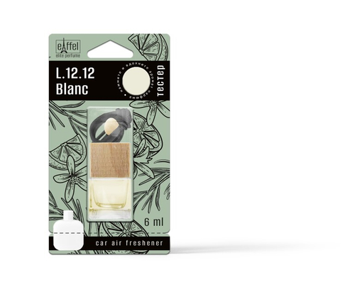 Ароматизатор подвесной  Aroma Glass  линейки  Eiffel elite perfume  L.12.12 Blanc 6 мл (FOUETTE)