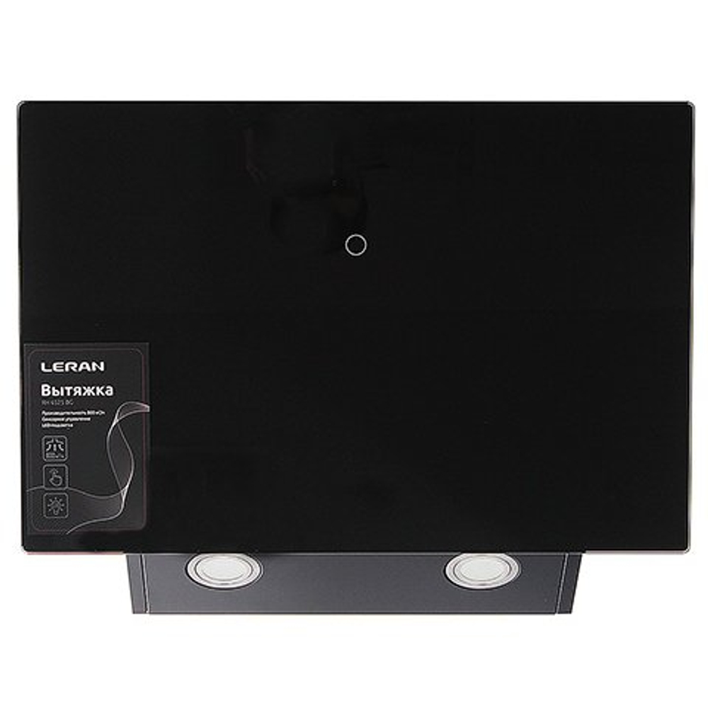 Вытяжка LERAN RH 6625 BG черное стекло