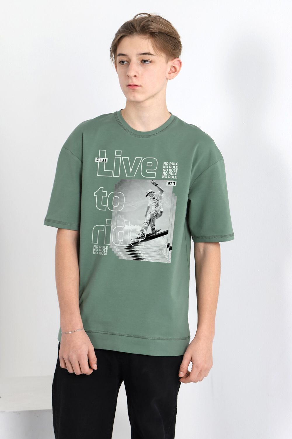 Фуфайка (футб.) для мальчика Оливер-2 Виотекс ХАКИ