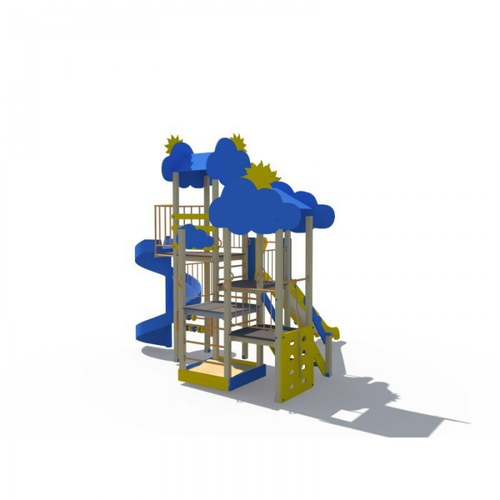 Детский игровой комплекс Небоскреб 2 с песочницей ДИО 04104