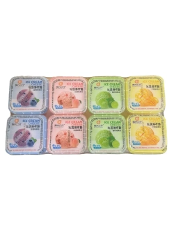 Желе мусс со вкусом фруктового мороженого 8 шт